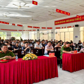 Công an phường Cái Răng đẩy mạnh tuyên truyền, triển khai kết nối truyền tin báo cháy và ứng dụng “Báo cháy 114”