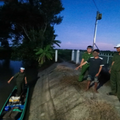 Công an phường Vị Tân kịp thời phát hiện, xử lý trường hợp  sử dụng kích điện khai thác thủy sản trái phép