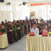 CÔNG BỐ QUYẾT ĐỊNH THÀNH LẬP ĐẢNG BỘ CƠ SỞ CÔNG AN XÃ THẠNH HÒA