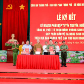 Công an thành phố Cần Thơ ký kết kế hoạch phối hợp hướng dẫn phóng sinh đúng cách, góp phần bảo vệ đa dạng sinh học