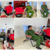 Công an phường Thốt Nốt lan tỏa nghĩa cử đẹp từ hiến máu tình nguyện