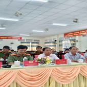 Công an xã Vĩnh Lợi tổ chức Hội nghị sơ kết công tác Công an 6 tháng đầu năm và triển khai phương hướng, nhiệm vụ 6 tháng cuối năm 2026