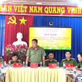Công an phường Tân Lộc tổ chức đối thoại, phát huy  dân chủ trong cán bộ, chiến sĩ