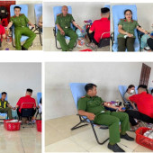 Công an phường Thốt Nốt lan tỏa nghĩa cử đẹp từ hiến máu tình nguyện