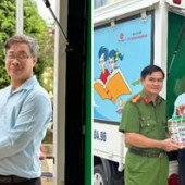 Thư viện thành phố Cần Thơ tặng sách cho “Tủ sách hướng thiện” Trại Tạm giam số 1, Công an thành phố Cần Thơ