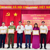 Công an phường Vị Tân khẳng định vai trò trong bảo vệ nền tảng  tư tưởng của Đảng