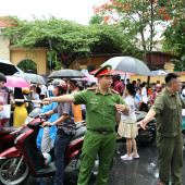 Công an phường Ninh Kiều bảo đảm tuyệt đối an ninh, an toàn Kỳ thi tuyển sinh vào lớp 10 THPT năm học 2026 - 2027