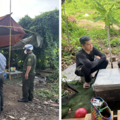 Công an phường An Bình phối hợp tuyên truyền và xử lý các hành vi vi phạm về môi trường, trật tự đô thị