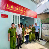 Công an phường Ninh Kiều bàn giao Nhà tình nghĩa cho cán bộ khó khăn