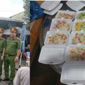 Công an xã Tân Bình triển khai mô hình “Cơm 1 nghìn” hỗ trợ người dân khó khăn