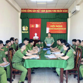 Công an xã Cù Lao Dung phát huy hiệu quả công tác đối thoại với cán bộ, chiến sĩ