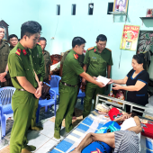 CÔNG AN XÃ THẠNH HÒA CHUNG TAY HỖ TRỢ THÀNH VIÊN LỰC LƯỢNG THAM GIA BẢO VỆ AN NINH, TRẬT TỰ Ở CƠ SỞ