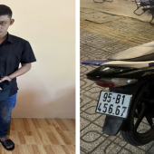 Công an phường Vị Tân nhanh chóng làm rõ  vụ trộm cắp xe mô tô