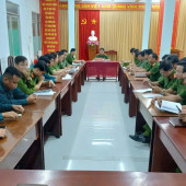 Công an xã Vĩnh Thuận Đông bảo đảm tuyệt đối an ninh, an toàn cuộc diễn tập tác chiến trong khu vực phòng thủ năm 2026