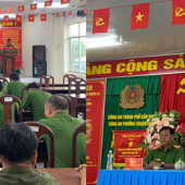 Công an phường Thuận Hưng mở rộng thành phần đối thoại đến lực lượng an ninh, trật tự ở cơ sở