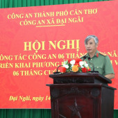 Nâng cao hiệu quả bảo đảm an ninh, trật tự từ cơ sở: Công an xã Đại Ngãi sơ kết 6 tháng đầu năm
