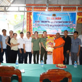 Cần Thơ: xã Xà Phiên ra mắt mô hình “Chùa bình yên - xóm, ấp an toàn về an ninh, trật tự”