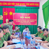 ĐẢNG ỦY CÔNG AN XÃ TÂN LONG TỔ CHỨC HỘI NGHỊ SƠ KẾT CÔNG TÁC ĐẢNG BỘ 6 THÁNG ĐẦU NĂM 2026