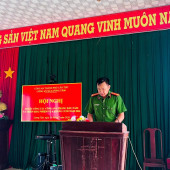 Công an xã Lương Tâm sơ kết công tác 6 tháng đầu năm 2026, đề ra giải pháp quyết tâm hoàn thành thắng lợi các chỉ tiêu năm