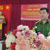 Công an các xã Thạnh Thới An, Thạnh Quới  và Thạnh Phú tổ chức Hội nghị sơ kết công tác 6 tháng đầu năm 2026