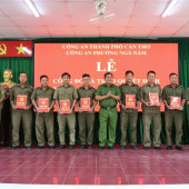 Công an phường Ngã Năm kiện toàn lực lượng, nâng cao hiệu quả bảo đảm an ninh, trật tự