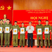 CÔNG AN CÁC XÃ THẠNH XUÂN VÀ VĨNH LỢI TỔ CHỨC HỘI NGHỊ SƠ KẾT CÔNG TÁC 6 THÁNG ĐẦU NĂM 2026