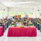 Công an phường Cái Răng quyết tâm hoàn thành thắng lợi nhiệm vụ công tác 6 tháng cuối năm 2026