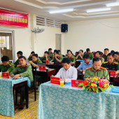 Công an xã Phú Lộc sơ kết công tác Công an 06 tháng  đầu năm 2026 và 01 năm thực hiện mô hình chính  quyền địa phương 02 cấp