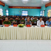 Công an xã Mỹ Phước sơ kết công tác Công an 6 tháng đầu năm 2026 và triển khai nhiệm vụ công tác 6 tháng cuối năm 2026