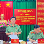 Phòng An ninh kinh tế sơ kết công tác bảo đảm an ninh kinh tế  6 tháng đầu năm 2026”