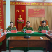 Công an xã Vĩnh Thuận Đông tổ chức Hội nghị đối thoại với cán bộ, chiến sĩ năm 2026