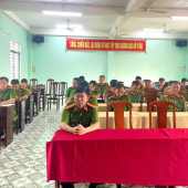 Công an xã Vị Thủy triển khai công tác bảo vệ bí mật nhà nước