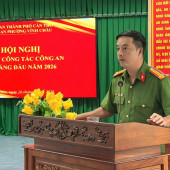 Phát huy kết quả 6 tháng đầu năm, Công an phường Vĩnh Châu tăng tốc về đích năm 2026