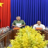 Công an xã Long Phú sơ kết công tác Công an 6 tháng đầu năm 2026