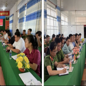 Công an xã Trường Long Tây tổ chức hội nghị sơ kết công tác Công an 06 tháng đầu năm và triển khai nhiệm vụ  06 tháng cuối năm 2026