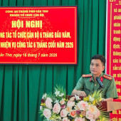 Phòng Tổ chức cán bộ, Công an thành phố Cần Thơ  Điểm sáng trong công tác xây dựng lực lượng 6 tháng đầu năm 2026