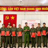 Tinh gọn lực lượng, vững chắc địa bàn – Công an phường Vị Thanh  kiện toàn lực lượng tham gia bảo vệ an ninh, trật tự ở cơ sở  sau sáp nhập khu vực