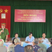 Công an xã Tân Thạnh đẩy mạnh tuyên truyền, nâng cao hiệu quả chuyển hóa địa bàn trọng điểm