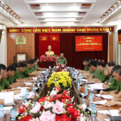 Công an 4 địa bàn giáp ranh triển khai nhiệm vụ công tác những tháng cuối năm 2026