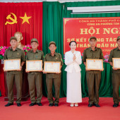 Công an phường Tân An - Phát huy vai trò lực lượng tham gia bảo vệ an ninh, trật tự ở cơ sở, góp phần giữ vững bình yên địa bàn
