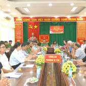 Công an phường Vị Tân lắng nghe ý kiến Nhân dân