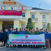 Tuổi trẻ Công an xã Tân Thạnh ra quân làm đẹp quê hương lan tỏa tinh thần vì cộng đồng