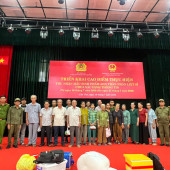 CÔNG AN XÃ MỸ HƯƠNG QUYẾT LIỆT, CHỦ ĐỘNG KHẮC PHỤC KHÓ KHĂN, HOÀN THÀNH CHỈ TIÊU THU NHẬN MẪU ADN THÂN NHÂN LIỆT SĨ
