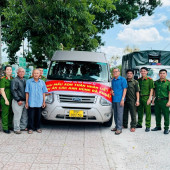 Công an xã Nhơn Ái với hoạt động tri ân các anh hùng liệt sĩ