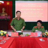 Đoàn kiểm tra Bộ Tư lệnh Cảnh sát cơ động kiểm tra toàn diện các mặt công tác tại Phòng Cảnh sát cơ động Công an thành phố Cần Thơ