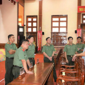 Lãnh đạo Công an thành phố Cần Thơ kiểm tra công tác chuẩn bị tổ chức Ngày hội toàn dân bảo vệ an ninh Tổ quốc tại phường Vị Tân