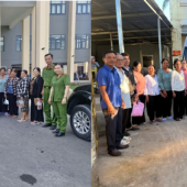 CÔNG AN PHƯỜNG VĨNH PHƯỚC ĐỒNG HÀNH CÙNG THÂN NHÂN LIỆT SĨ THAM GIA THU NHẬN MẪU SINH PHẨM ADN