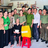 Công an xã Trường Long phối hợp tổ chức các hoạt động ý nghĩa Kỷ niệm 79 năm Ngày Thương binh - Liệt sĩ