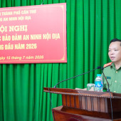 Phòng An ninh nội địa tổ chức Hội nghị sơ kết công tác 6 tháng đầu năm, triển khai nhiệm vụ công tác 6 tháng cuối năm 2026