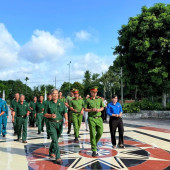 Chi đoàn Công an xã Trường Thành tổ chức chuỗi hoạt động tri ân Ngày Thương binh - Liệt sĩ